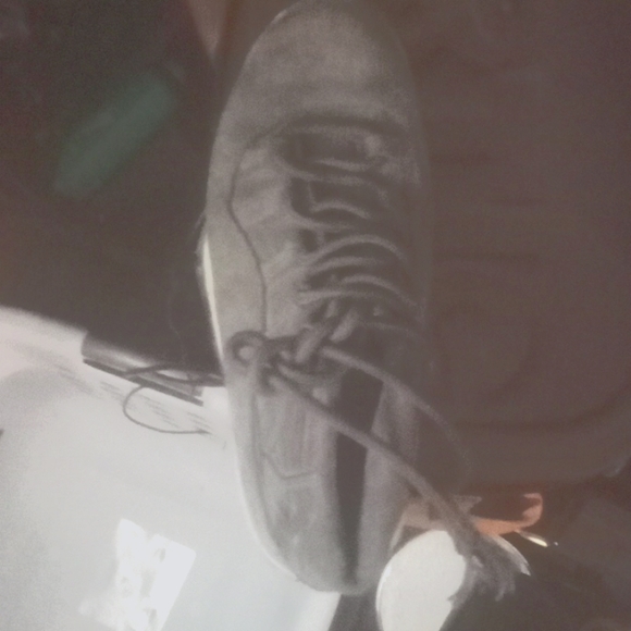 The all gray suade space Jams - Picture 2 of 2